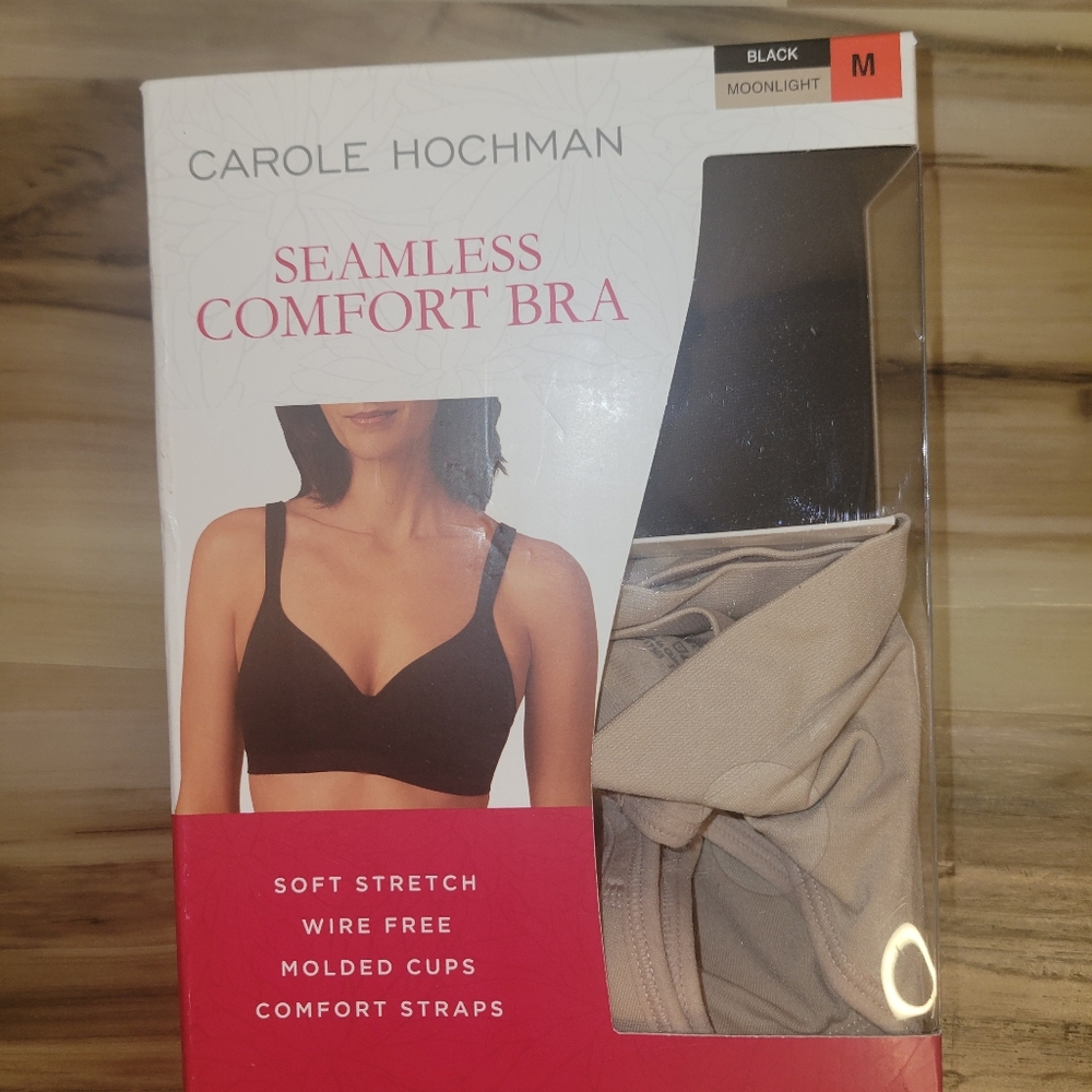 NWT Carol Hochman Seamless Comfort 2 Pack Bras